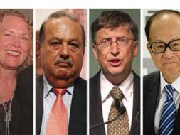 Slim taht� b�rakmad�,milyarderler rekor k�rd�